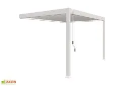 Ombréa Pergola Bioclimatique Ombréa En Aluminium 3 X 4 M Adossée - Blanche -magasin de mobilier d'extérieur pergola bioclimatique adossee 3x4m blanche ombrea 15 729131