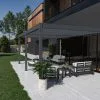 Ombréa Pergola Bioclimatique Ombréa En Aluminium 4 X 6 M Adossée - Anthracite
