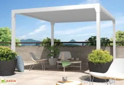 Intersun Pergola Bioclimatique En Aluminium Motorisée Beryl - 14 M²