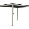 Ombréa Pergola Bioclimatique En Aluminium Effet Bois Ombréa - 12 M²