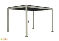 Ombréa Pergola Bioclimatique En Aluminium Effet Bois Ombréa - 12 M²