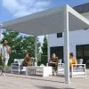 Ombréa Pergola Bioclimatique Ombréa En Aluminium 3 X 4 M Autoportée - Gris Perle