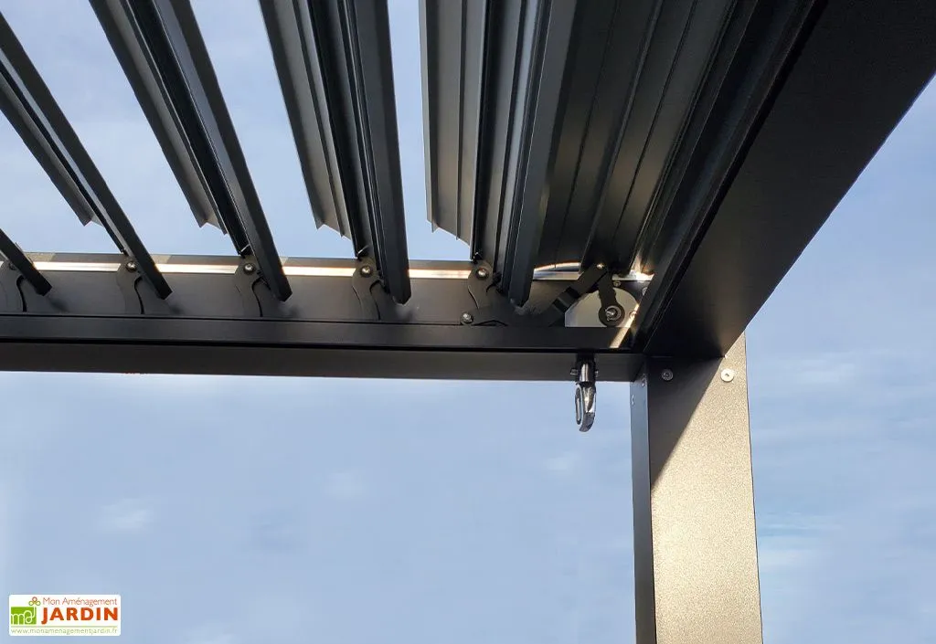 Green Outside Pergola Bioclimatique En Aluminium 4 X 3 M – Event 3 Green Outside Pergola Bioclimatique En Aluminium 4 X 3 M – Event – Image 3