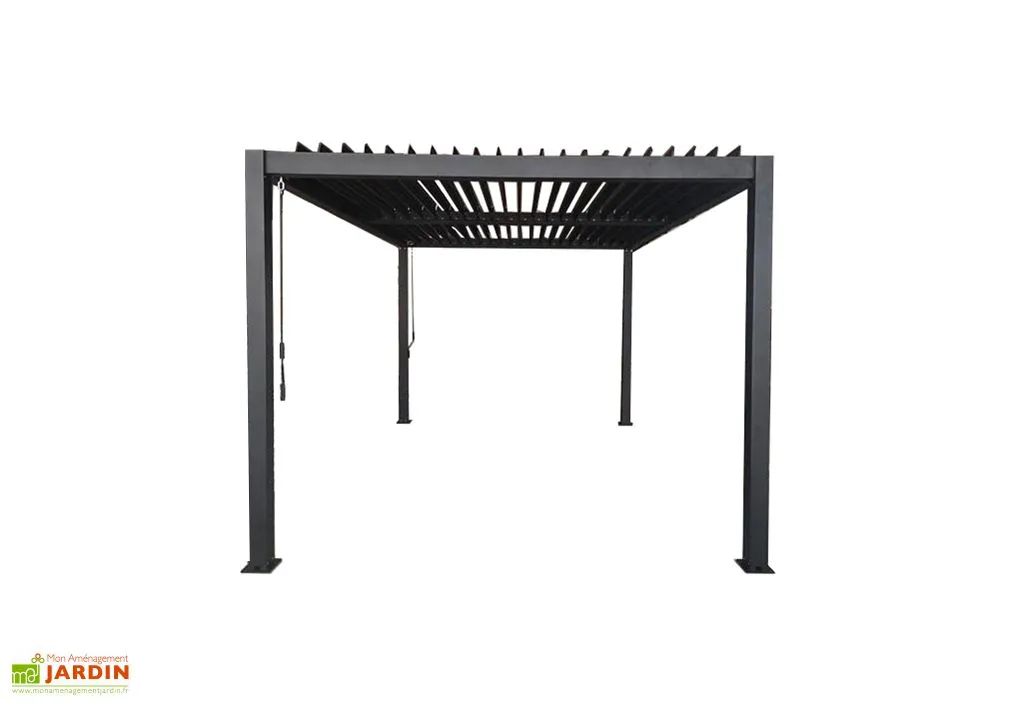 Green Outside Pergola Bioclimatique En Aluminium 4 X 3 M – Event 2 Green Outside Pergola Bioclimatique En Aluminium 4 X 3 M – Event – Image 2