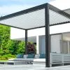 Green Outside Pergola Bioclimatique 4 X 3 M Motorisée Télécommande + LED – Event Premium