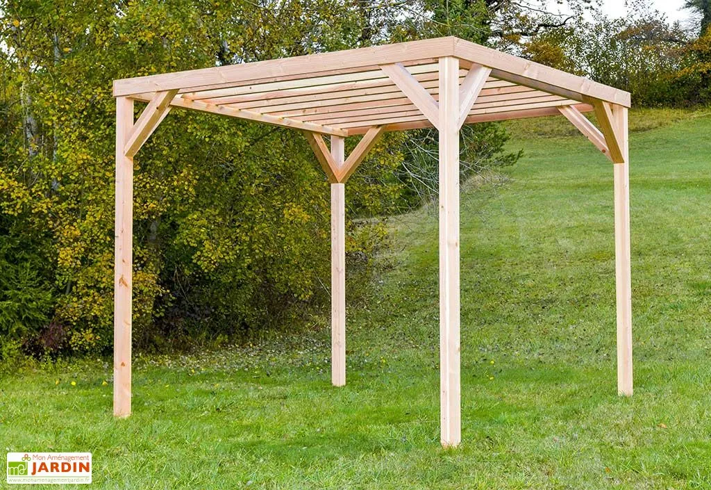 Mon Petit Potager Pergola Modulable En Bois Douglas 2,90 X 2,90 M 3 Mon Petit Potager Pergola Modulable En Bois Douglas 2,90 X 2,90 M – Image 3