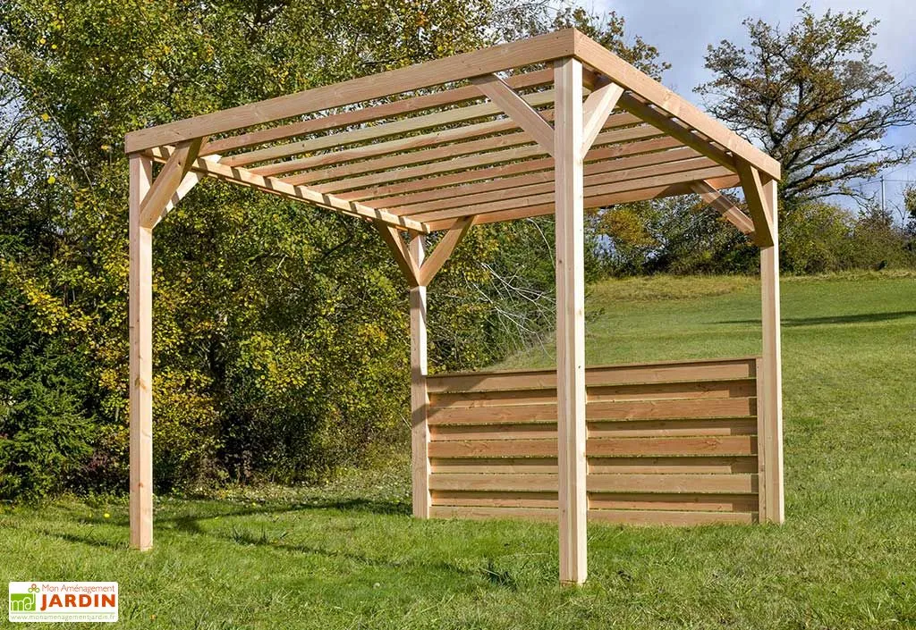 Mon Petit Potager Pergola Modulable En Bois Douglas 2,90 X 2,90 M 4 Mon Petit Potager Pergola Modulable En Bois Douglas 2,90 X 2,90 M – Image 4