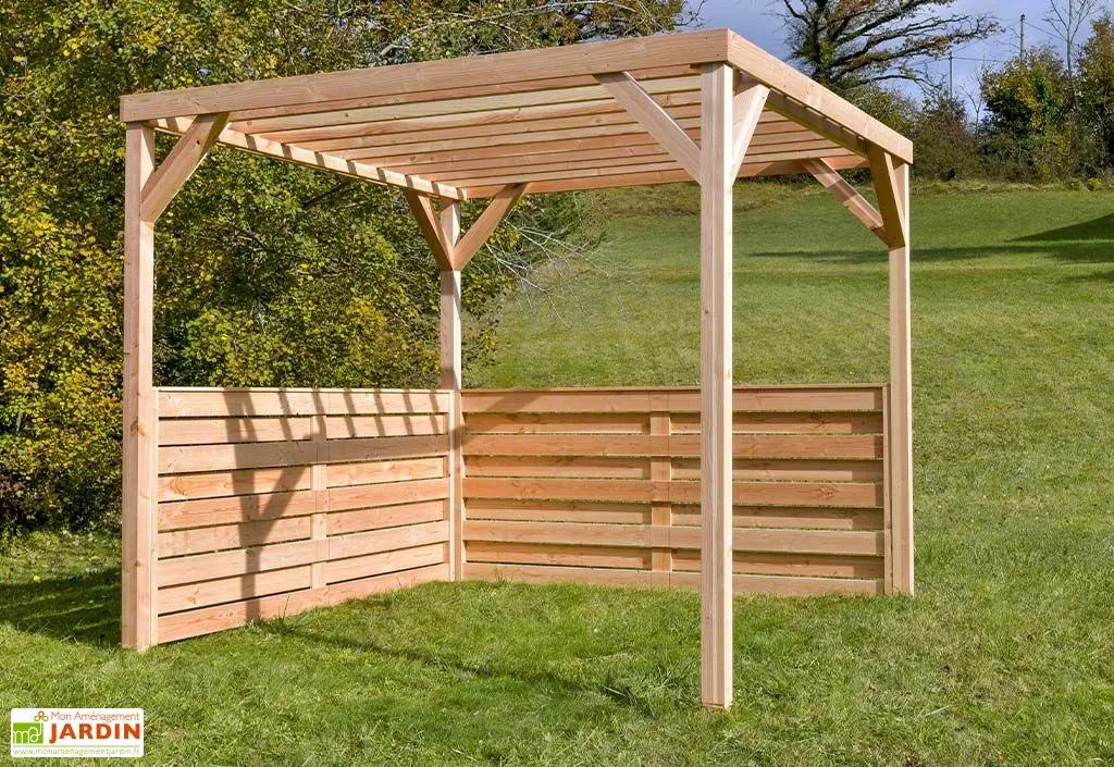 Mon Petit Potager Pergola Modulable En Bois Douglas 2,90 X 2,90 M 5 Mon Petit Potager Pergola Modulable En Bois Douglas 2,90 X 2,90 M – Image 5