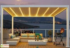 Ombréa Kit éclairage Pour Pergola Ombréa 2 Lames – 3 M -magasin de mobilier d'extérieur pergola eclairage lampes led