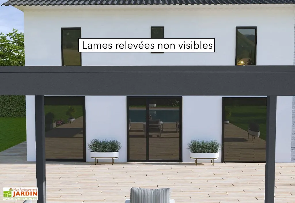 Ombréa Pergola Bioclimatique En Aluminium Lames Orientables Ombréa - 12 M² 3 Ombréa Pergola Bioclimatique En Aluminium Lames Orientables Ombréa - 12 M² – Image 3