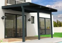 Intersun Pergola Photovoltaïque En Aluminium Cornaline Gris – 19,9 M²