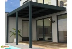 Intersun Pergola Photovoltaïque En Aluminium Heliolite Gris – 20,4 M²