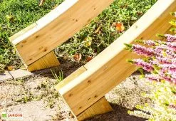 Jagram Arche De Jardin En Bois Traité - 245 X 29 X 221 Cm -magasin de mobilier d'extérieur pieds arche en bois