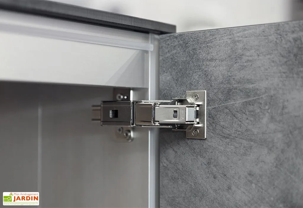 Cuisine D'Été Cuisine Extérieure En Bois Et Aluminium 282 X 61 Cm Statuario 5 Cuisine D'Été Cuisine Extérieure En Bois Et Aluminium 282 X 61 Cm Statuario – Image 5