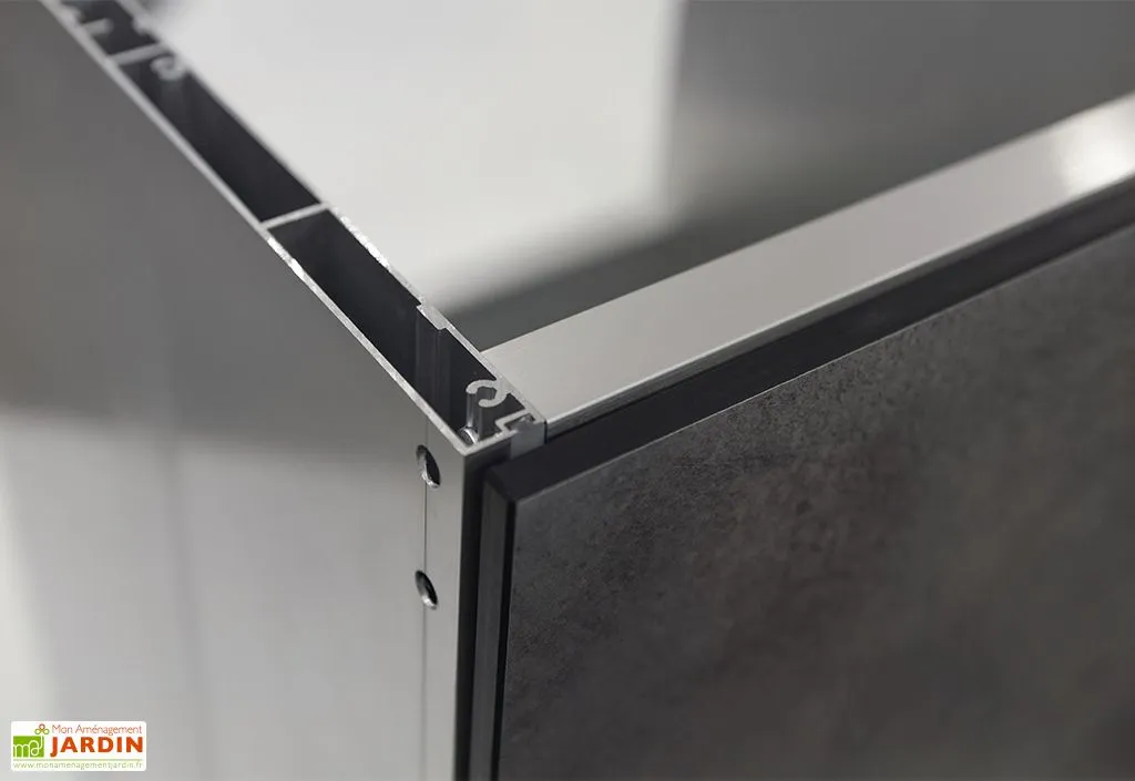 Cuisine D'Été Cuisine Extérieure En Bois Et Aluminium 282 X 61 Cm Urban 4 Cuisine D'Été Cuisine Extérieure En Bois Et Aluminium 282 X 61 Cm Urban – Image 4