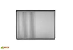 Pla.Net Plancha Gaz Inox 2 Brûleurs Plaque Rainurée 53x40 Cm – CHEF 55 XLR -magasin de mobilier d'extérieur plancha chef 55 xlr 4