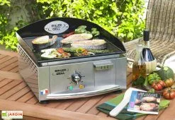 ROLLER GRILL Plancha PL 400 E Electrique Simple 3000W Emaillee