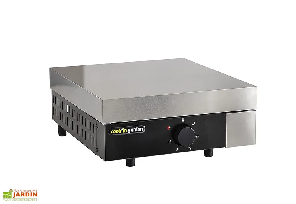 Cook In Garden Plancha électrique En Inox Finesta - 2,5 KW 1 Cook In Garden Plancha électrique En Inox Finesta - 2,5 KW