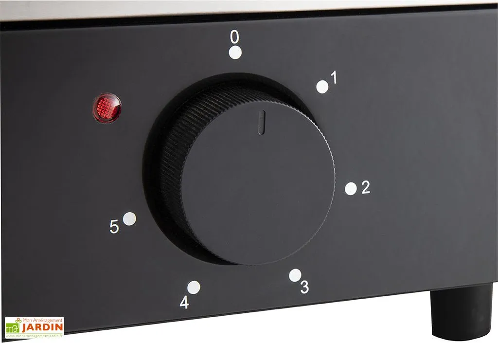 Cook In Garden Plancha électrique En Inox Finesta - 2,5 KW 2 Cook In Garden Plancha électrique En Inox Finesta - 2,5 KW – Image 2