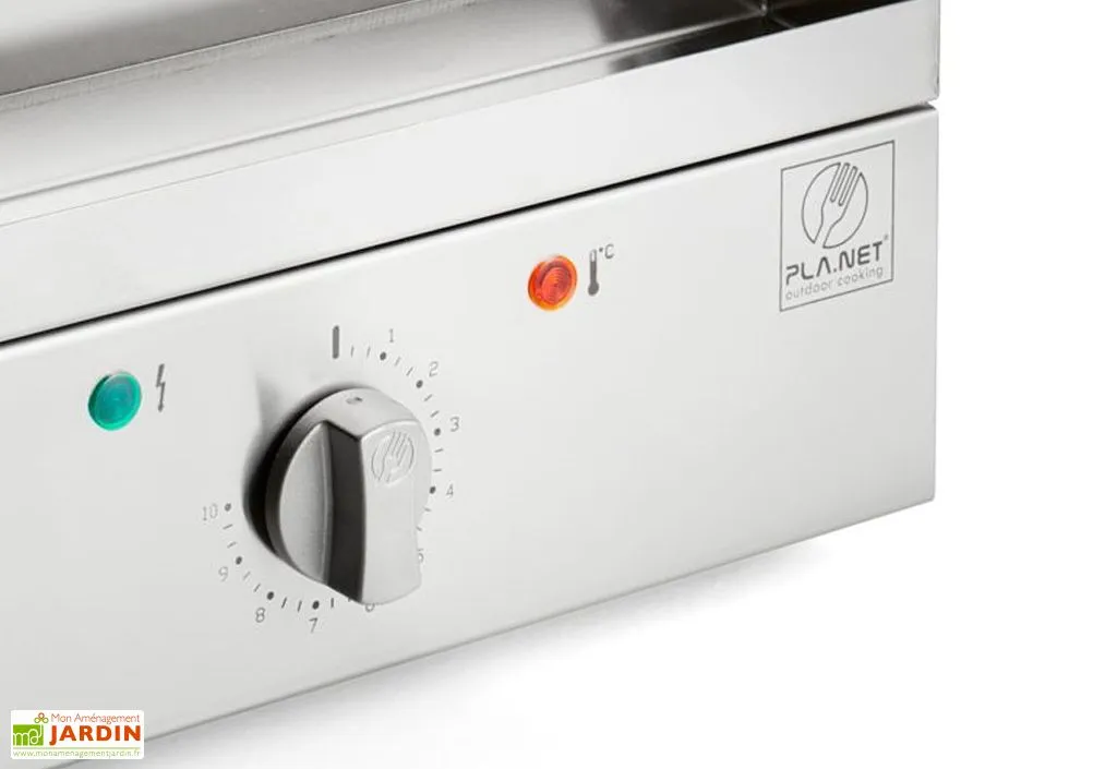 Pla.Net Plancha électrique En Inox Avec Couvercle Amovible + Chariot Fermé Et Housse De Protection 3 Pla.Net Plancha électrique En Inox Avec Couvercle Amovible + Chariot Fermé Et Housse De Protection – Image 3