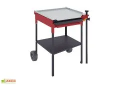 FM Calefaccion Plancha Gaz Sur Chariot Acier Au Carbone 58 X 58 Cm
