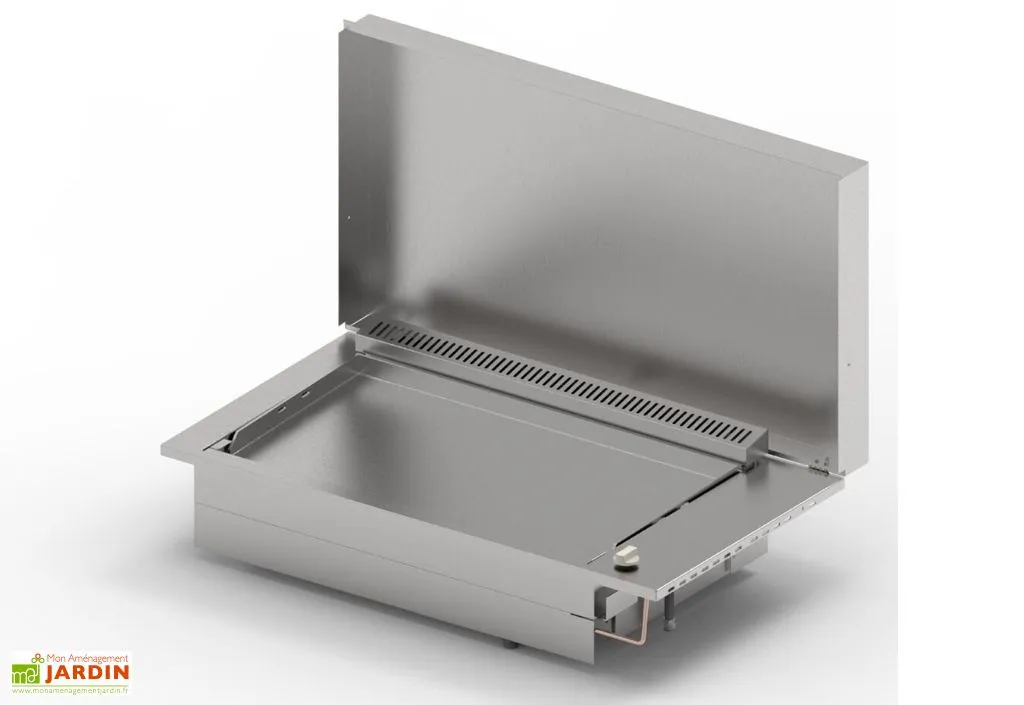 Pla.Net Plancha Gaz Inox Encastrable 79x40 Cm – OASI 80 2 Pla.Net Plancha Gaz Inox Encastrable 79x40 Cm – OASI 80 – Image 2
