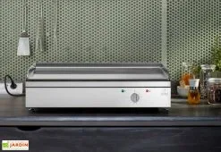 Pla.Net Plancha électrique En Inox 3120 W Avec Housse De Protection - 81 X 50 X 20 Cm