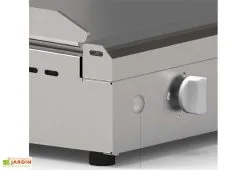 Pla.Net Plancha Gaz Inox 3 Brûleurs Plaque Lisse 79x40 Cm – CHEF 80 XL -magasin de mobilier d'extérieur plancha pla.net chef 80 2