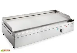 Pla.Net Plancha électrique 3120 W En Inox Avec Couvercle Amovible + Chariot Fermé Et Housse De Protection -magasin de mobilier d'extérieur planche inox electrique copie 1