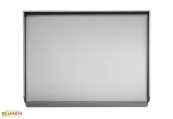 Pla.Net Plancha électrique En Inox Avec Chariot Fermé + Housse De Protection - 54 X 50 X 20 Cm -magasin de mobilier d'extérieur planche inox planet copie 2 1