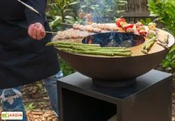 Redfire Braséro Plancha D’extérieur Avec Plaque De Cuisson En Acier - ø 60 Cm