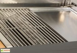 Indu+ Plaque De Cuisson Mixte Grill Et Teppanyaki – 4 Brûleurs