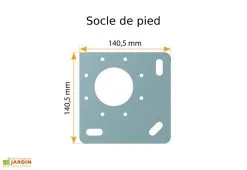 Intersun Pergola Photovoltaïque En Aluminium Heliolite Gris – 16,3 M² 5 Intersun Pergola Photovoltaïque En Aluminium Heliolite Gris – 16,3 M² -magasin de mobilier d'extérieur platine poteau pergola intersun 3