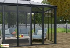 Porte Moustiquaire Pour Ledro, Garda Et Sanremo | Palram – Canopia 6 Porte Moustiquaire Pour Ledro, Garda Et Sanremo | Palram – Canopia -magasin de mobilier d'extérieur portes moustiquaires gris anthracite palram canopia