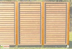 Habrita Poteau Pour Panneau Brise-Vue En Bois Traité THT (la Pièce)