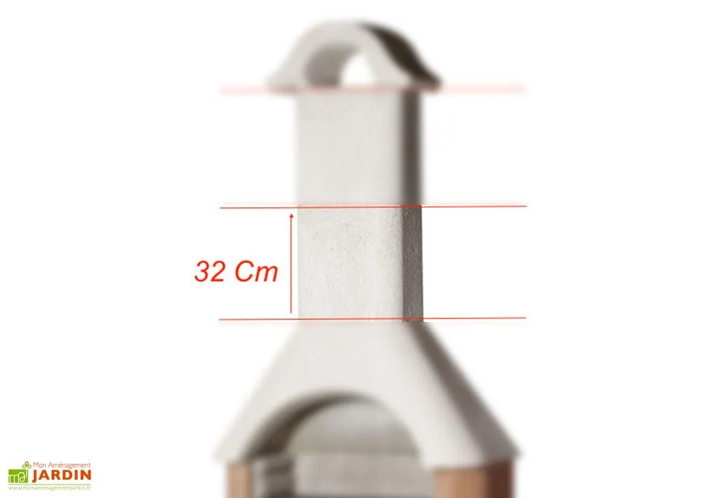 Buschbeck Rehausse De Cheminée Pour Barbecue Bologne - 32 Cm 1 Buschbeck Rehausse De Cheminée Pour Barbecue Bologne - 32 Cm