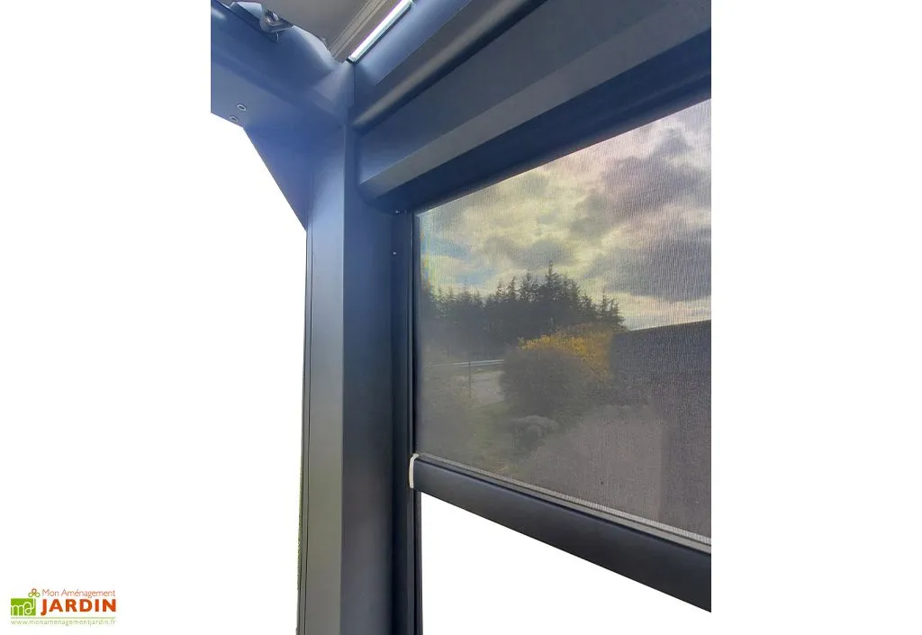 Rideau Pour Pergola Actual Green Outside – 5 M Noir 2 Rideau Pour Pergola Actual Green Outside – 5 M Noir – Image 2