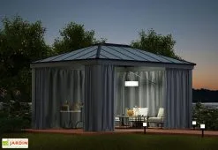 Canopia Rideaux En Polyester Pour Pergola Dallas Palram – Lot De 4 8 Canopia Rideaux En Polyester Pour Pergola Dallas Palram – Lot De 4 -magasin de mobilier d'extérieur rideaux pergola dallas palram 5