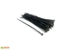 France Green Colliers De Serrage En Plastique Noir Pour Canisse Et Clôture X50