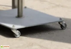 Roues Pivotantes Pour Socle En Aluminium Parasol Rond P50 Prostor