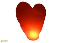 SkyLantern Lot 10 Lanternes Volantes Cœur Rouges