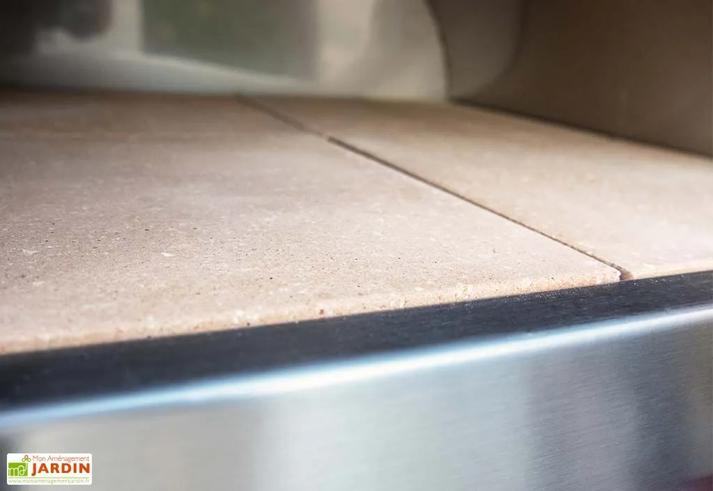 Fargau Four à Bois Extérieur En Inox Perla 66 X 68 Cm + Chariot 4 Fargau Four à Bois Extérieur En Inox Perla 66 X 68 Cm + Chariot – Image 4