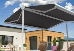Intersun Store Banne Double Pente Avec Coffre – Enargite 4 X 6 M Manuel