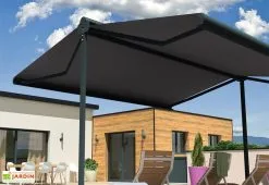 Intersun Store Banne Double Pente Avec Coffre – Enargite 6 X 6 M Manuel