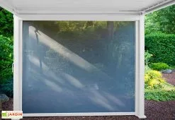 Ombréa Store Latéral Enroulable Pour Pergola Bioclimatique Ombrea – 3 M -magasin de mobilier d'extérieur store enroulable blanc pergola ombrea 3m