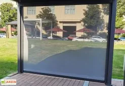 Ombréa Store Latéral Enroulable Pour Pergola Bioclimatique Ombrea – 3 M -magasin de mobilier d'extérieur store lateral enroulable ombrea