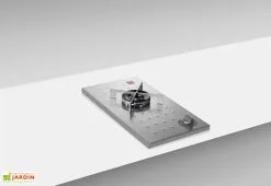 Pla.Net Table De Cuisson En Inox Avec Plancha à Gaz + Feu à Gaz + évier + Mitigeur Oasi 205C -magasin de mobilier d'extérieur table de cuisson inox oasi 205c 5 1 1