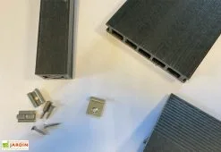 Just Aposé Lames De Terrasse Réversibles En Bois Composite Et PVC Lisa – 2 M² -magasin de mobilier d'extérieur terrasse lisa 2