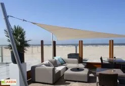 Umbrosa Voile D'ombrage Triangulaire 4 X 4 X 4 M - Ingenua Sunbrella -magasin de mobilier d'extérieur toile ombrage ingenua triangle 1