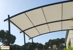 COULEURS DU MONDE Toile D’ombrage En Polyester écru Pour Pergola Kyoto